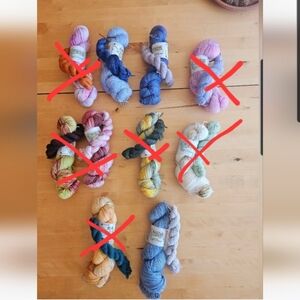 Three kits, blue colors